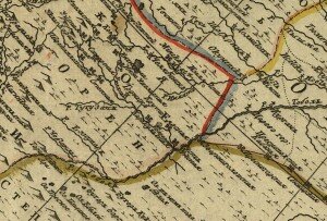 Образец карты Российской империи 1796 года Образец карты Российской империи 1796 года