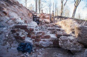 Место раскопок в Тарту